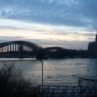 Abend am Rhein