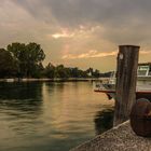 Abend am Rhein