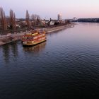 Abend am Rhein