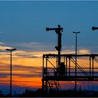 Abend am S-Bahnhof Tempelhof