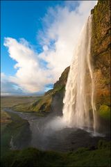 [ Abend am Seljalandsfoss ]