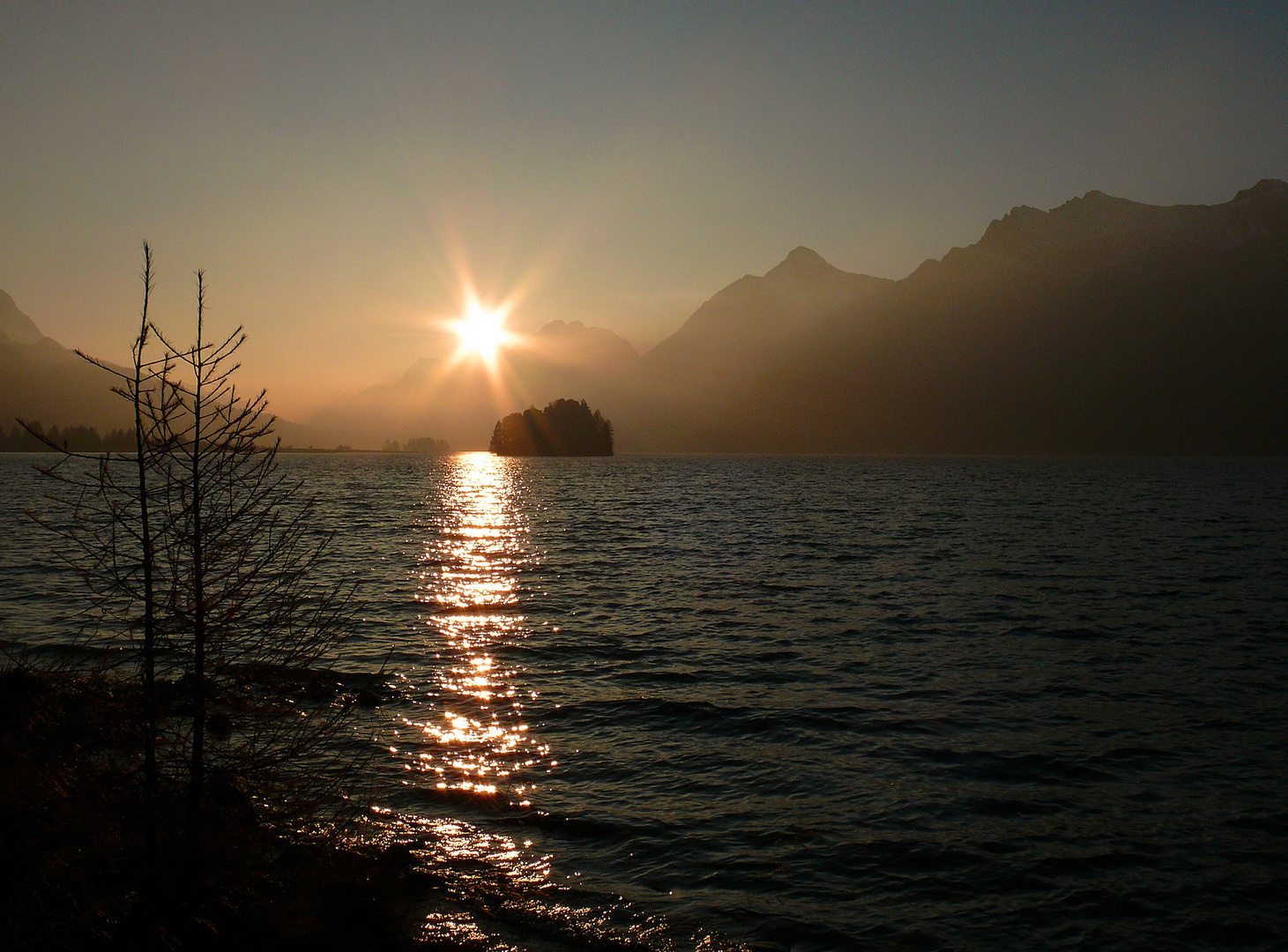 Abend am Silsersee