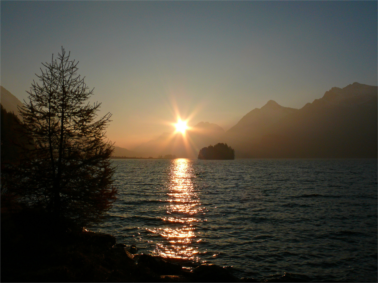 Abend am Silsersee