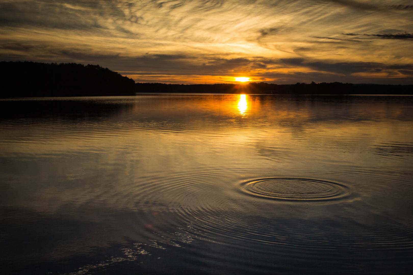 Abend am Steinberger See