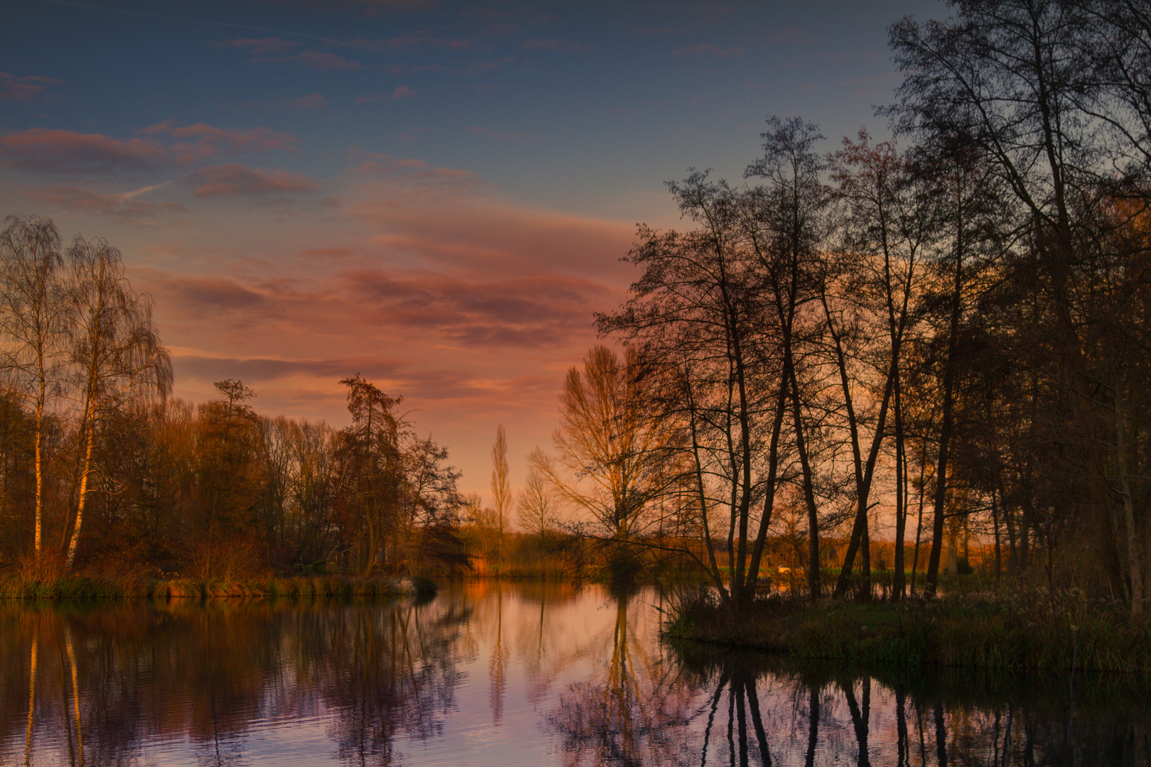 Abend am Steinfelder Panzergraben