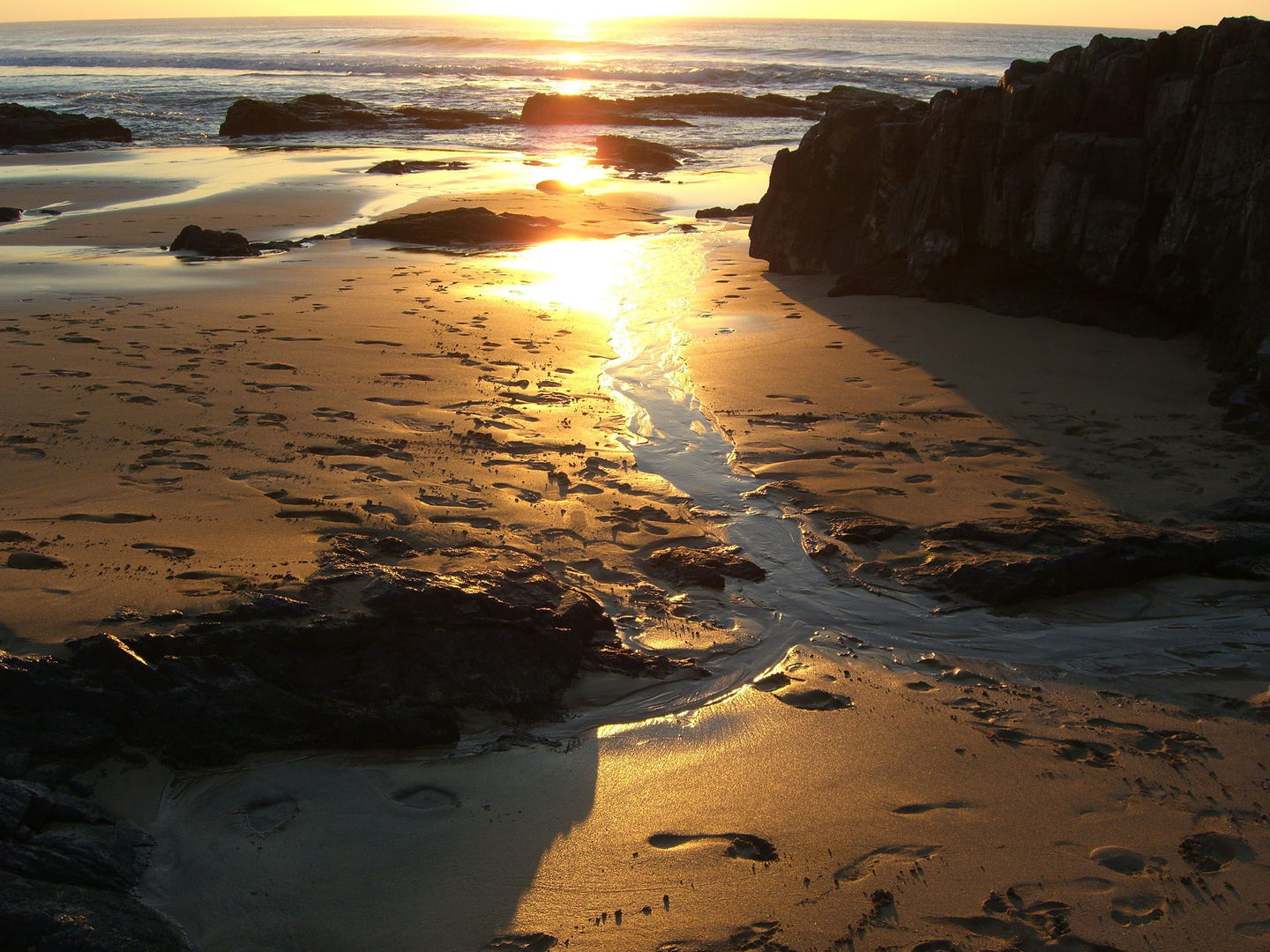 Abend am Strand