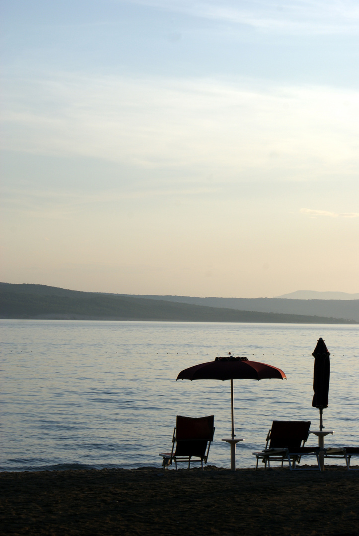 Abend am Strand