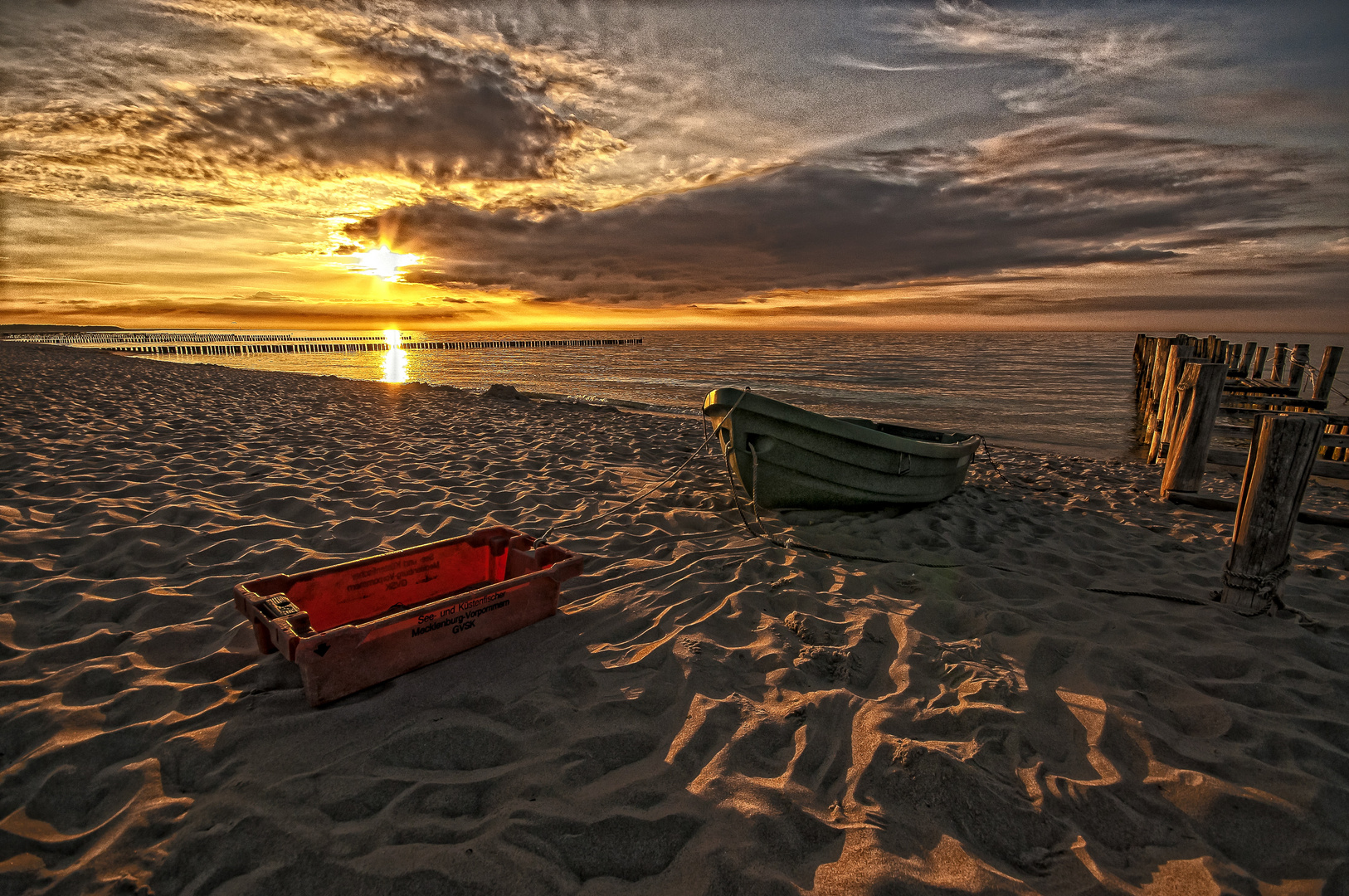 Abend am Strand