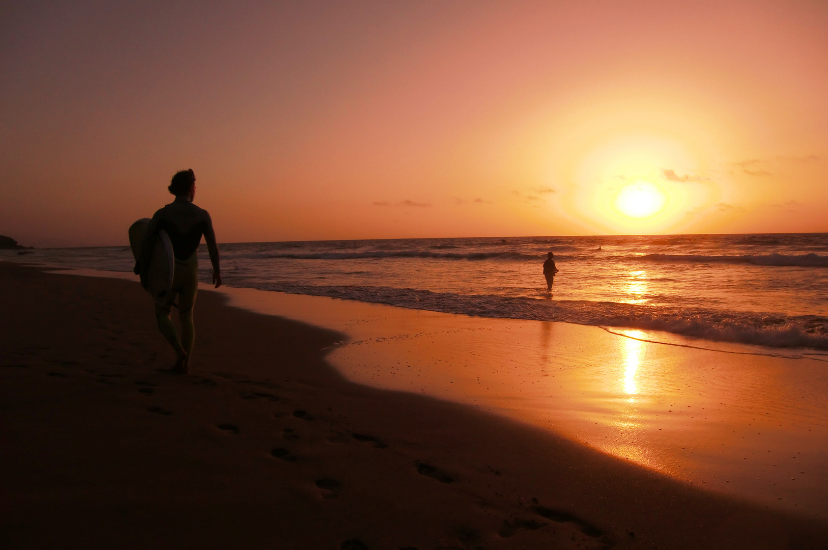 Abend am Strand