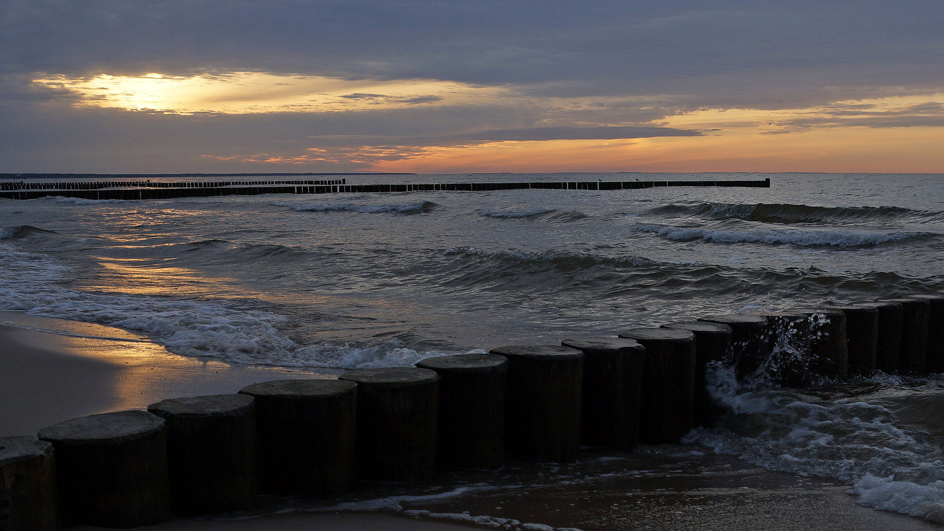 Abend am Strand