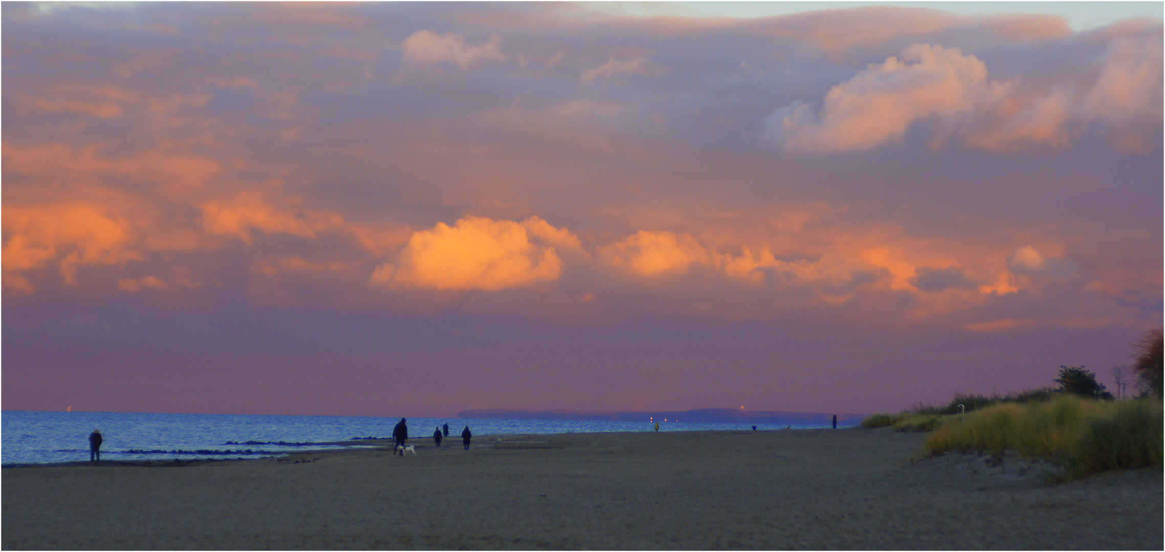  Abend am Strand d. Ostsee