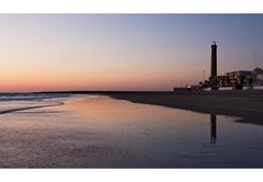 Abend am Strand von Chipiona