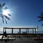 ABEND AM STRAND VON FUENGIROLA ANDALUSIEN