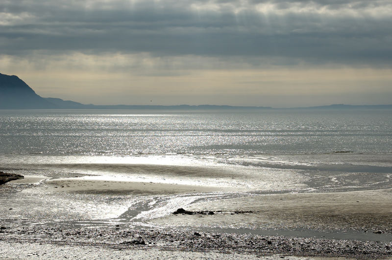 Abend am Strand von Llandudno