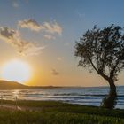 Abend am Strand von Stalis