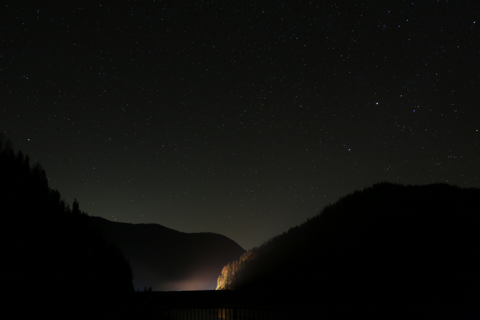 Abend am Sylvensteinstausee