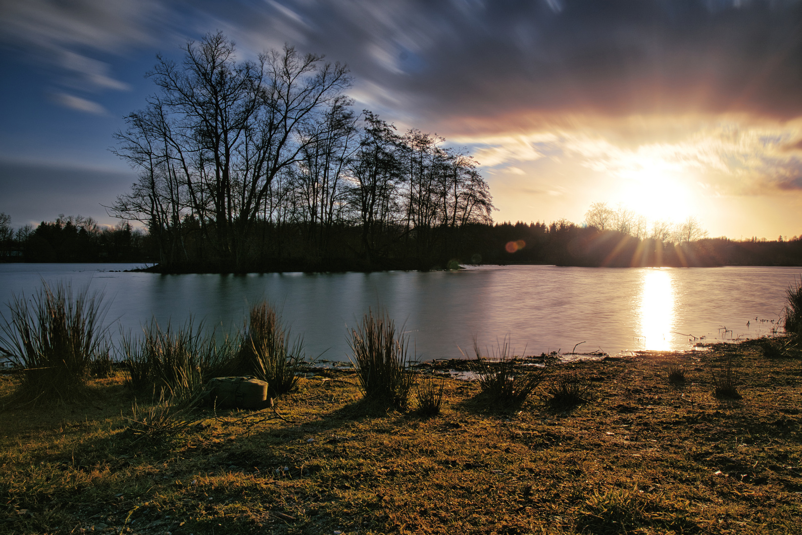 Abend am Teich