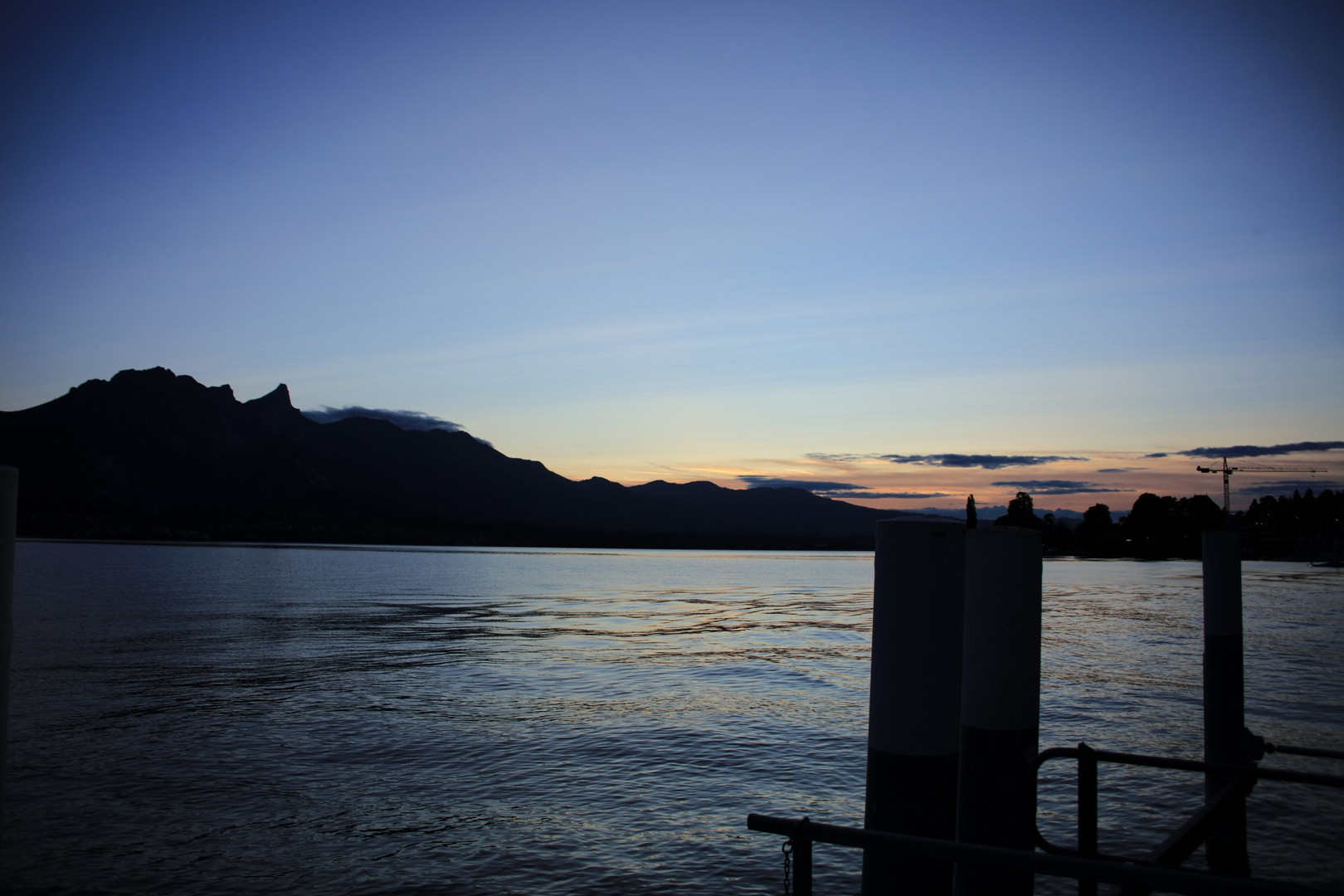 Abend am Thunersee