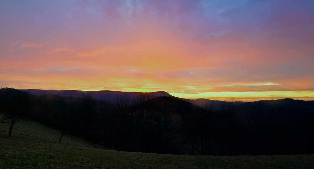 Abend am Überknie