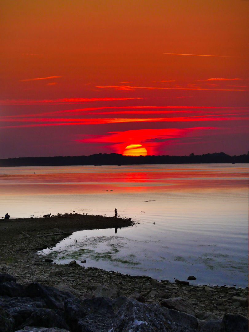 Abend am Ufer