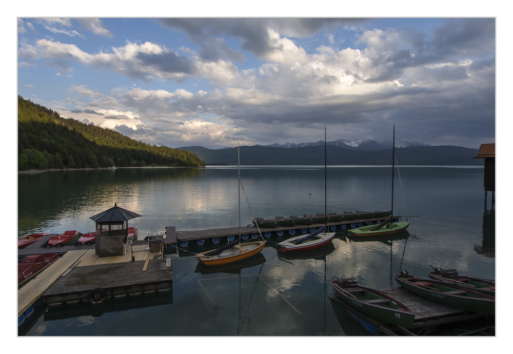 Abend am Walchensee...