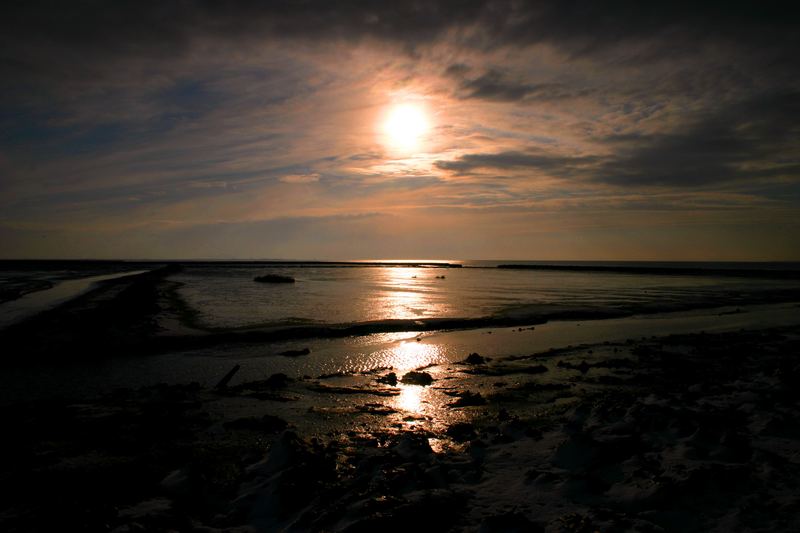 Abend am Wattenmeer