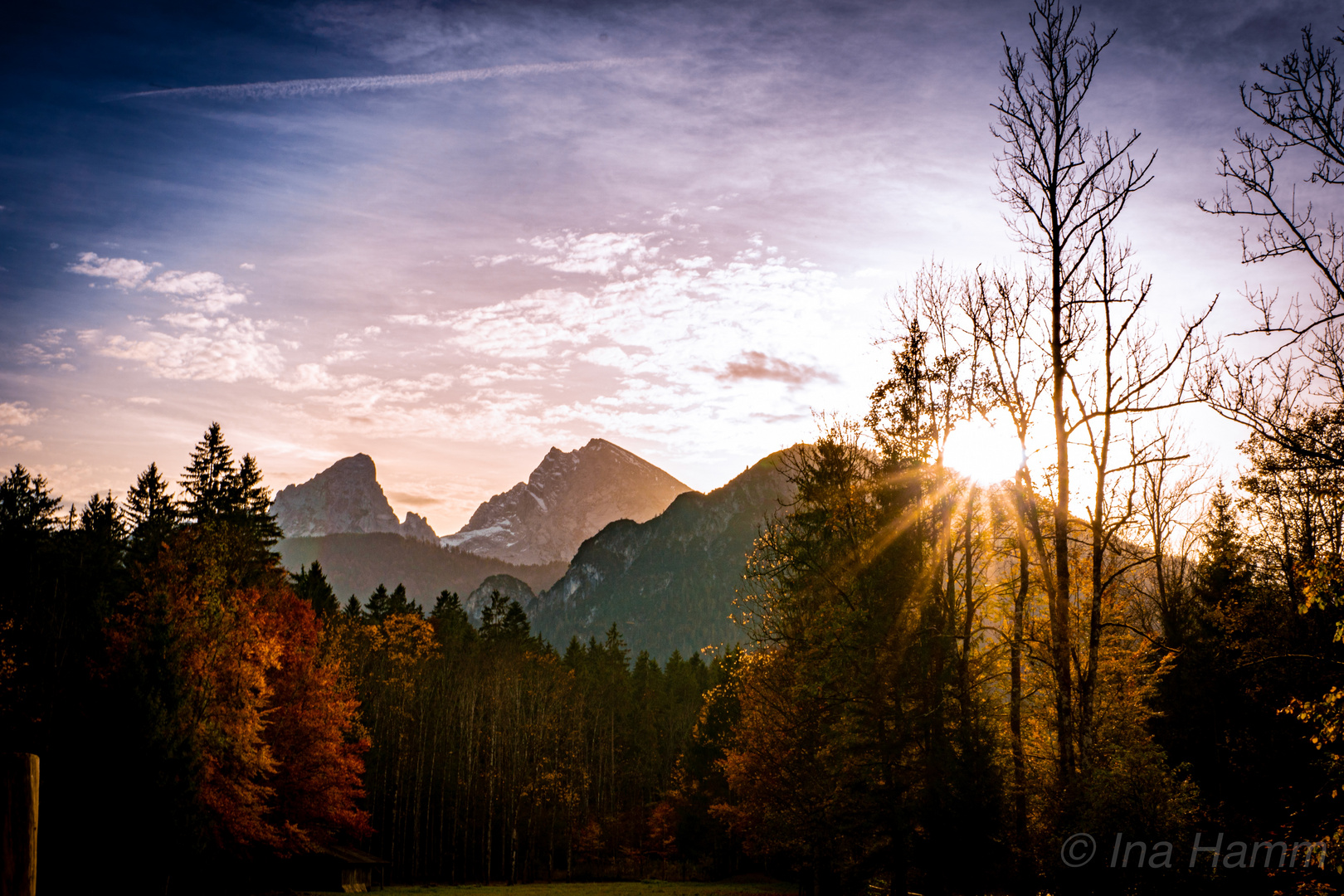 Abend am Watzmann 