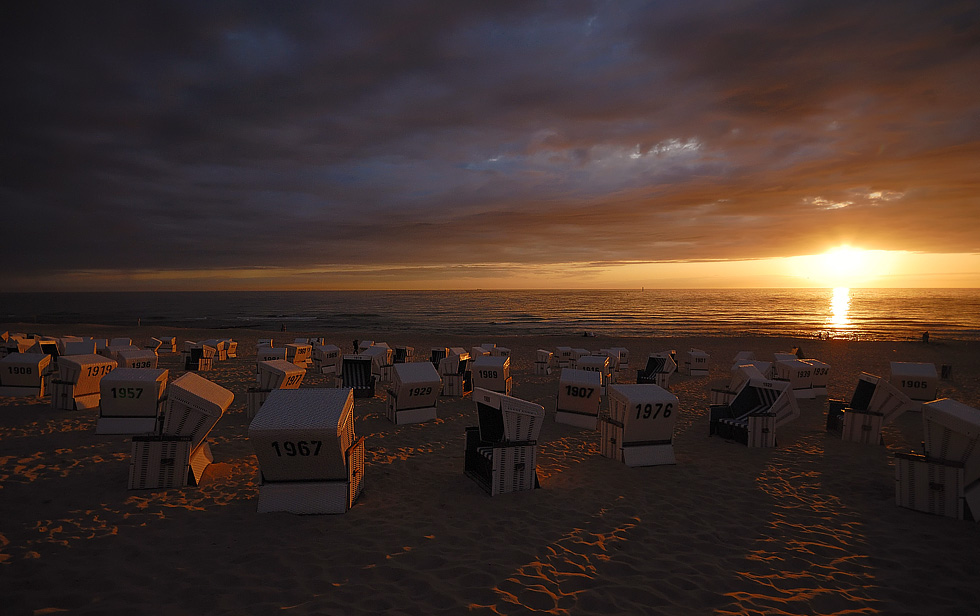 Abend am Westerländer Strand