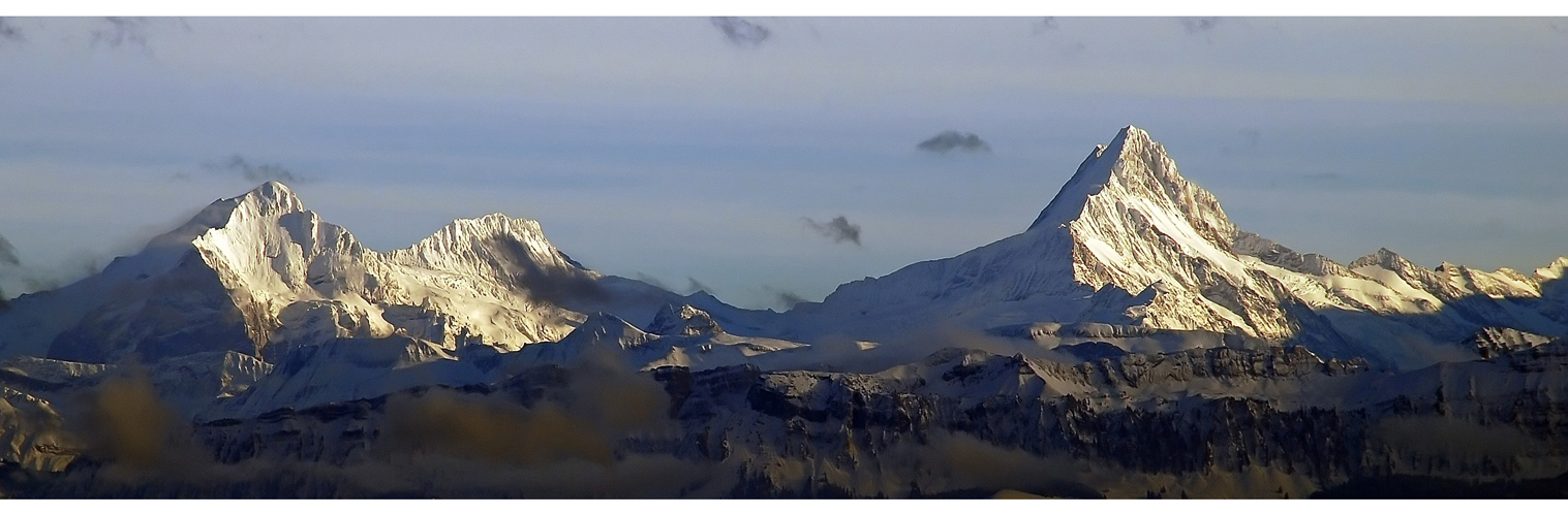 ...abend am wetterhorn...