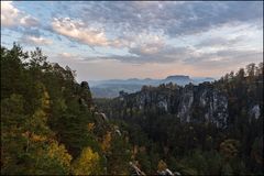 Abend an der Bastei