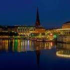 Abend an der Binnenalster 