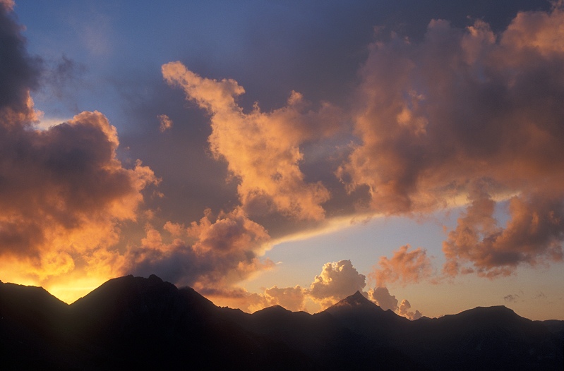 Abend an der Cabane de Moiry