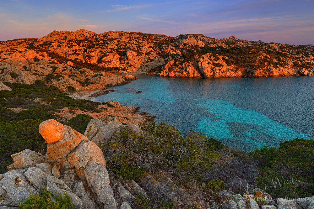 Abend an der Cala Napoletana