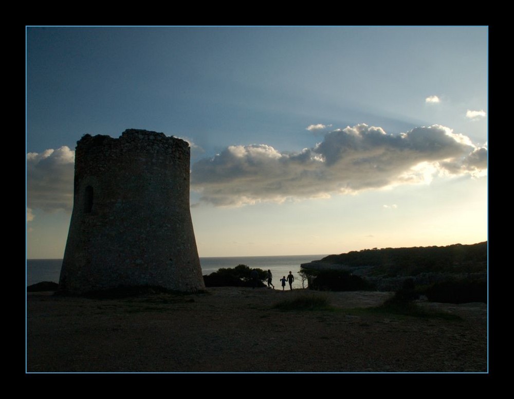 Abend an der Cala Pi