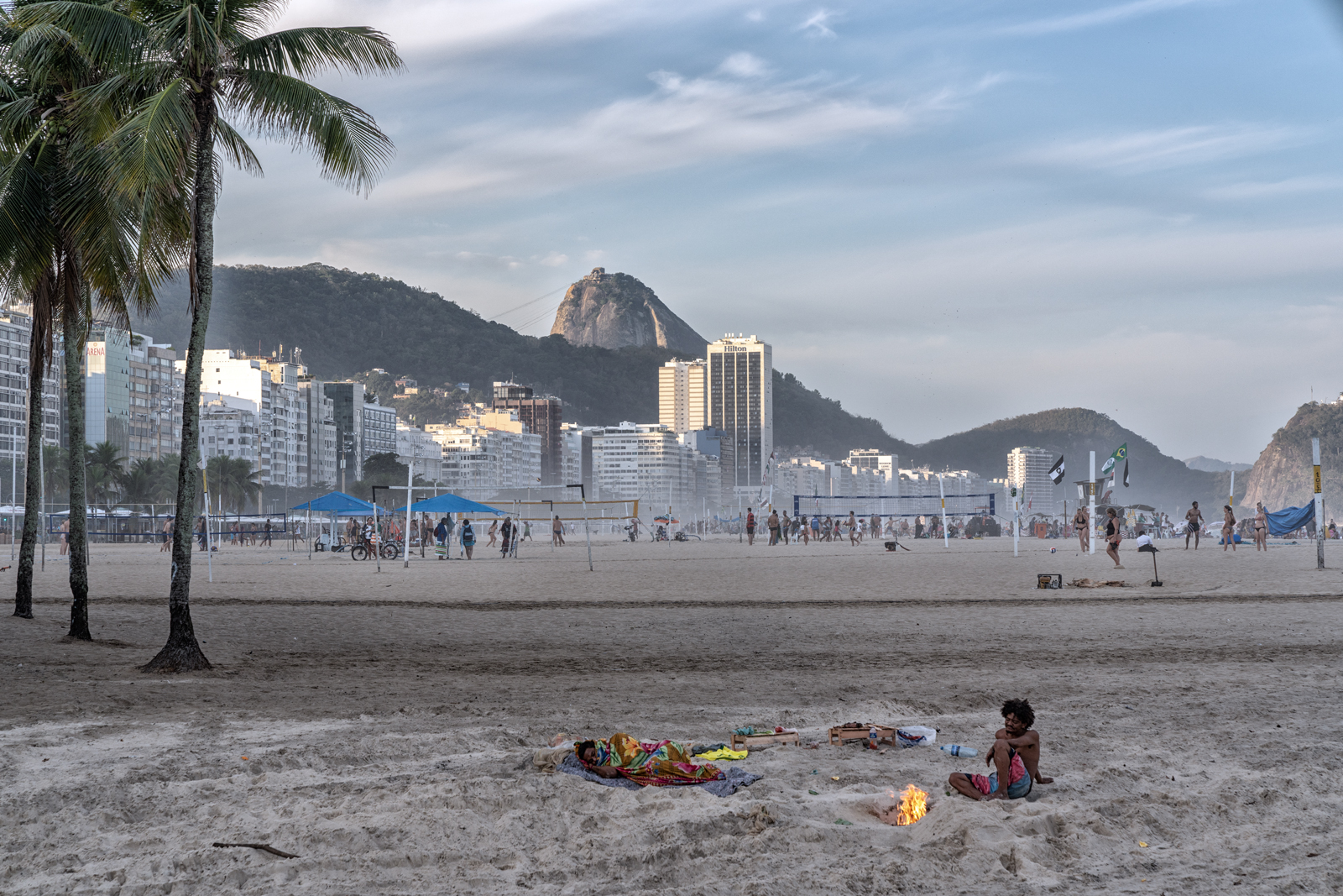 Abend an der Copacabana