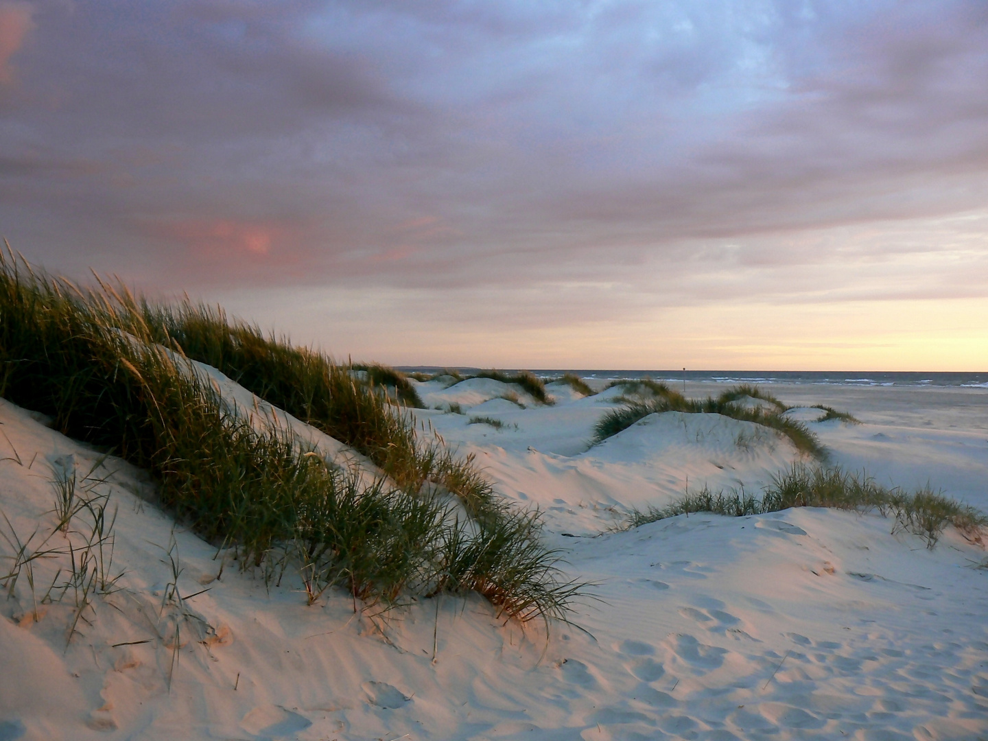 Abend an der dänischen Nordsee