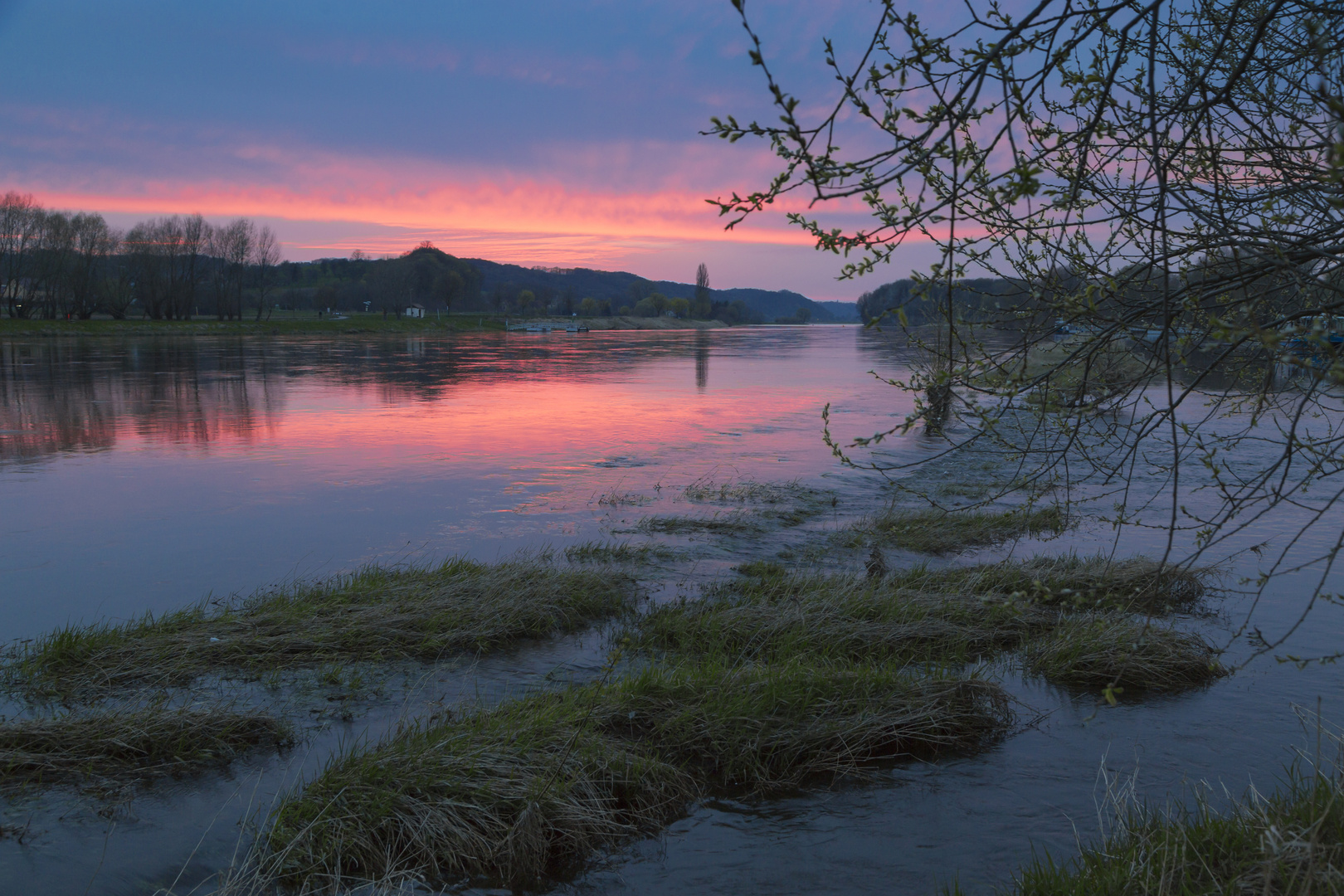 Abend an der Elbe bei Coswig