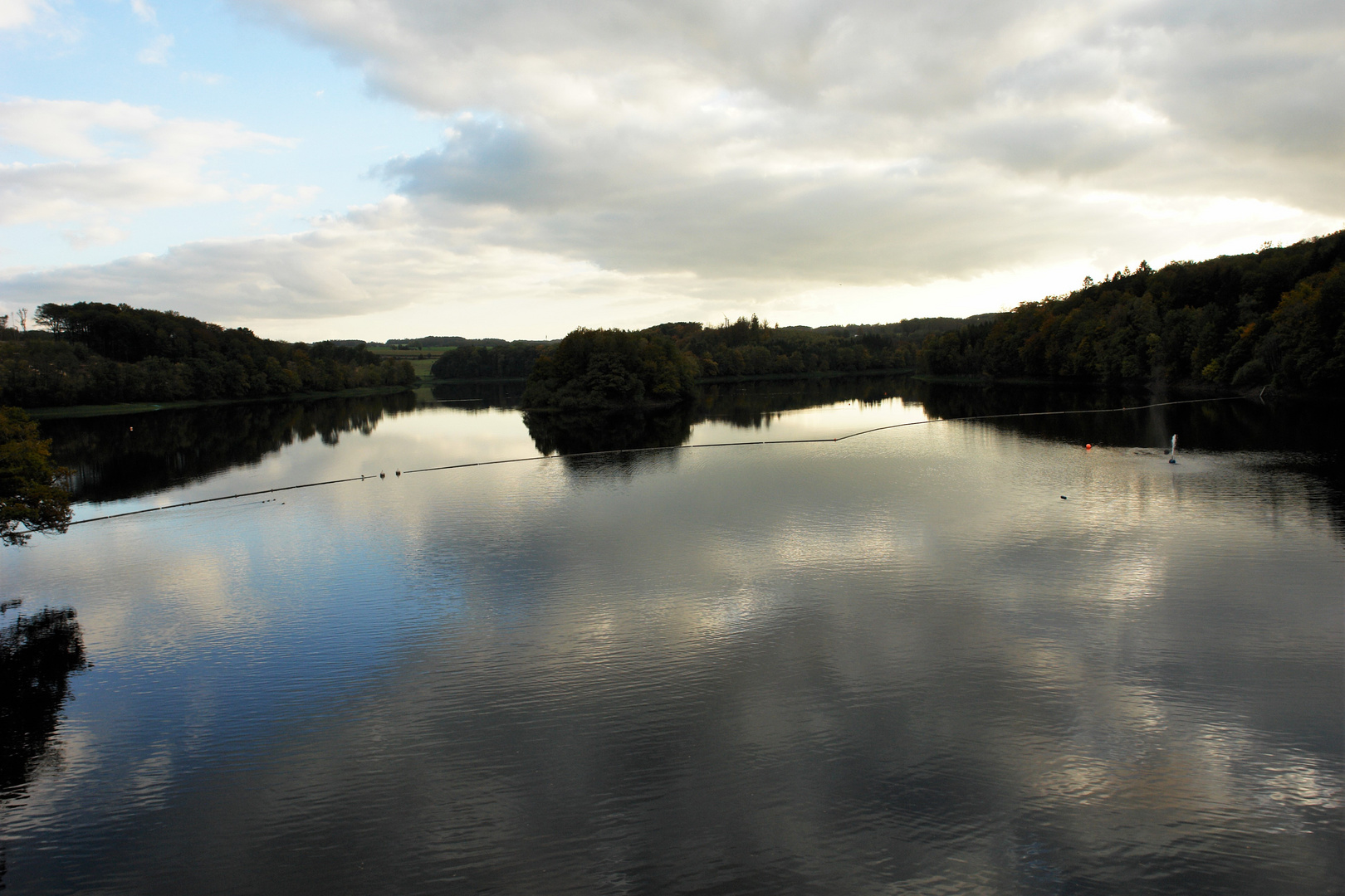 Abend an der Ennepetalsperre