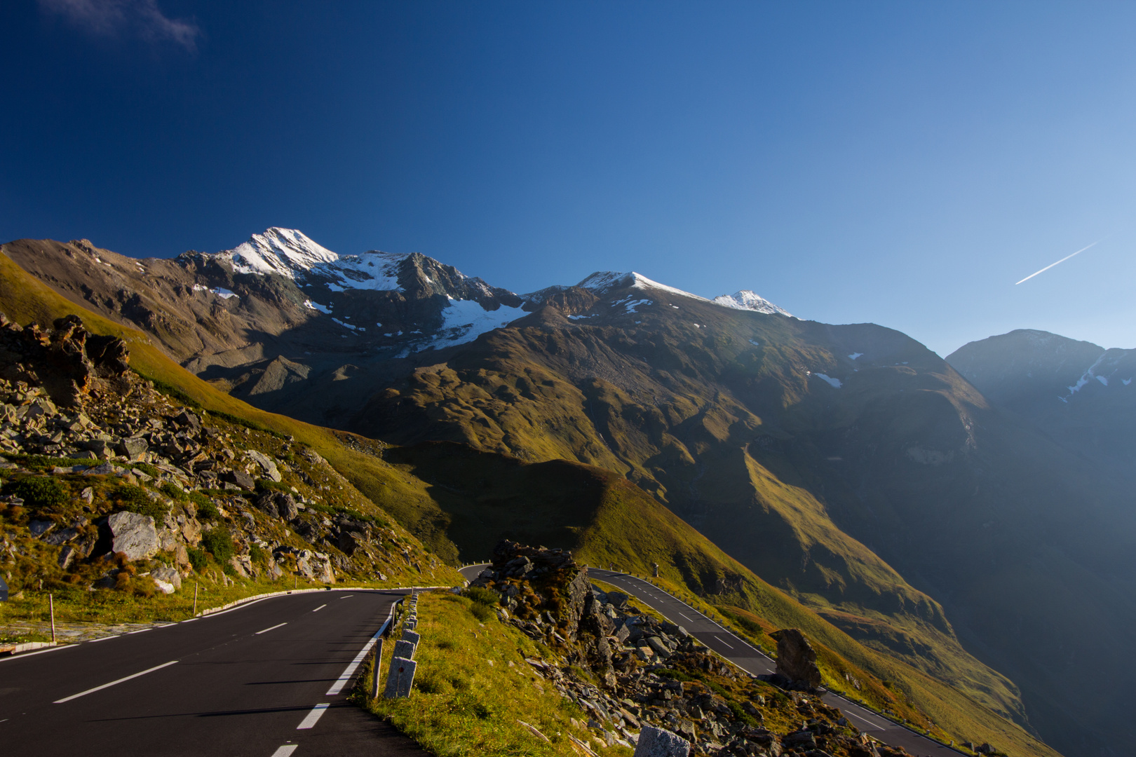 Abend an der Grossglockner Hochalpenstrasse