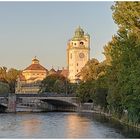 Abend an der Isar