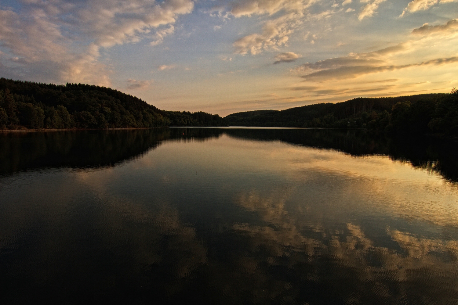 Abend an der Lister