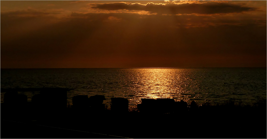 Abend an der Nordsee