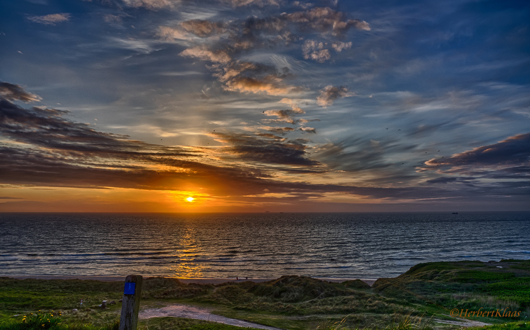 Abend an der Nordsee