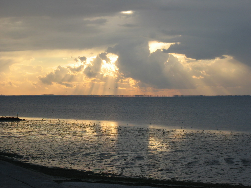 Abend an der Nordsee