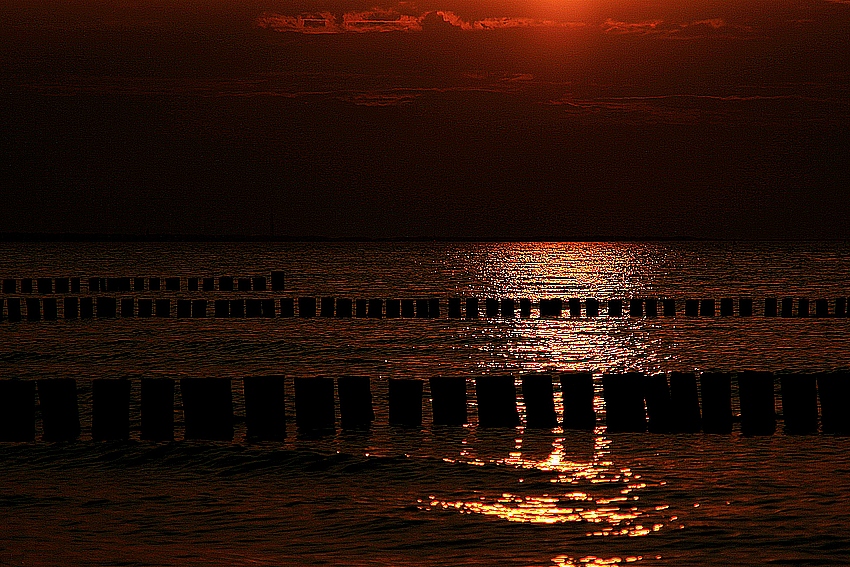 Abend an der Ostsee