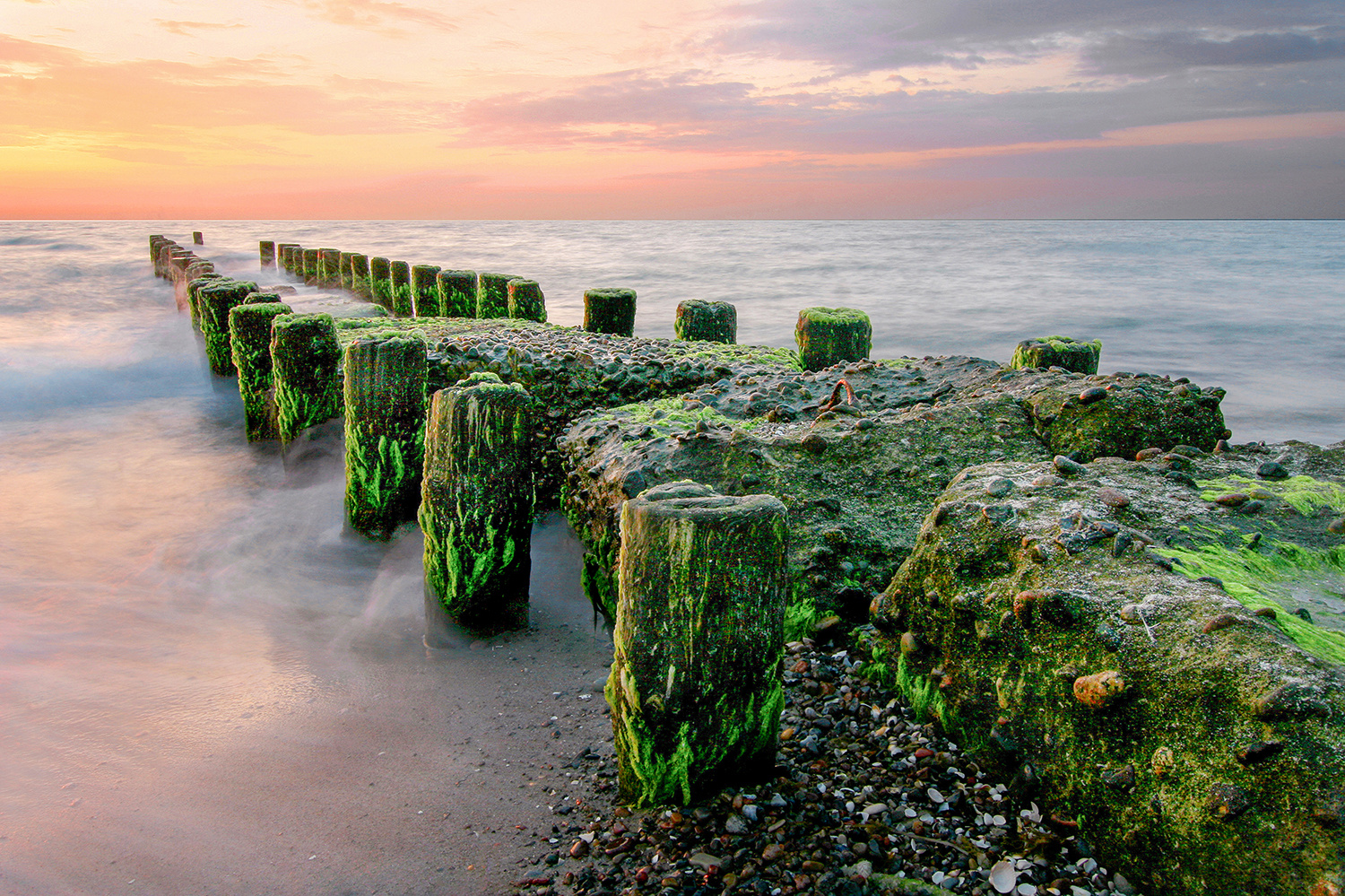 Abend an der Ostsee