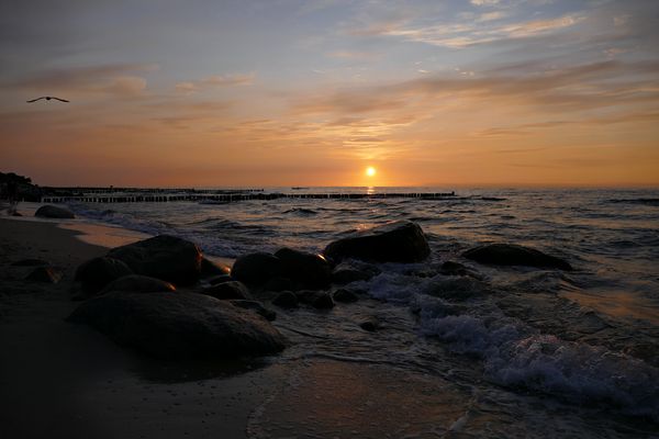 Abend an der Ostsee