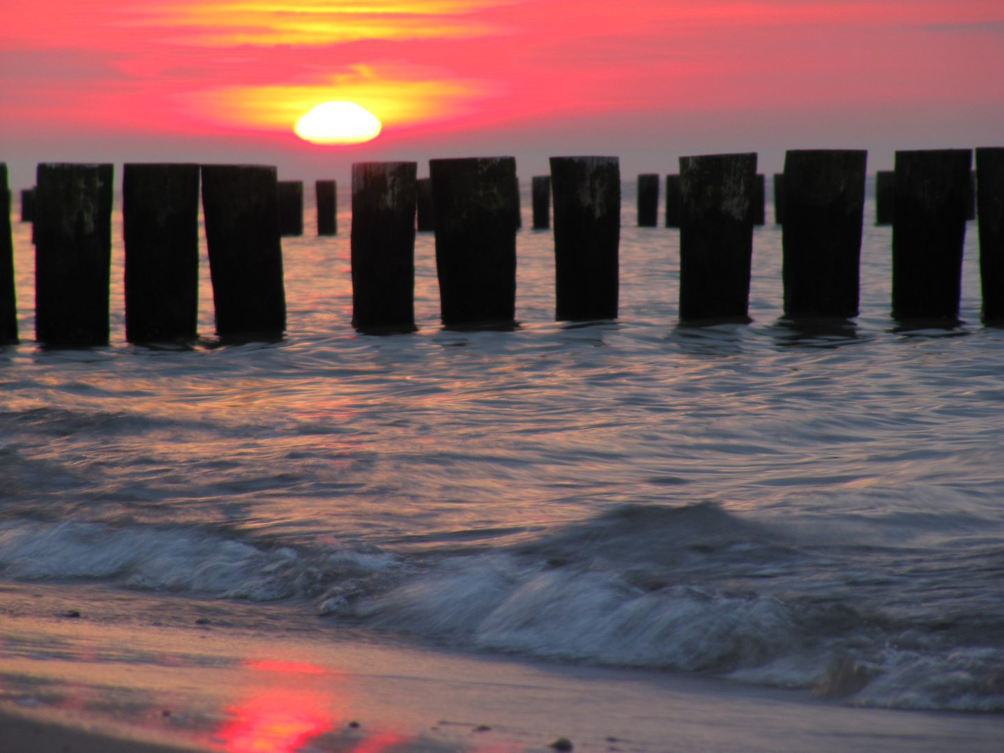 Abend an der Ostsee