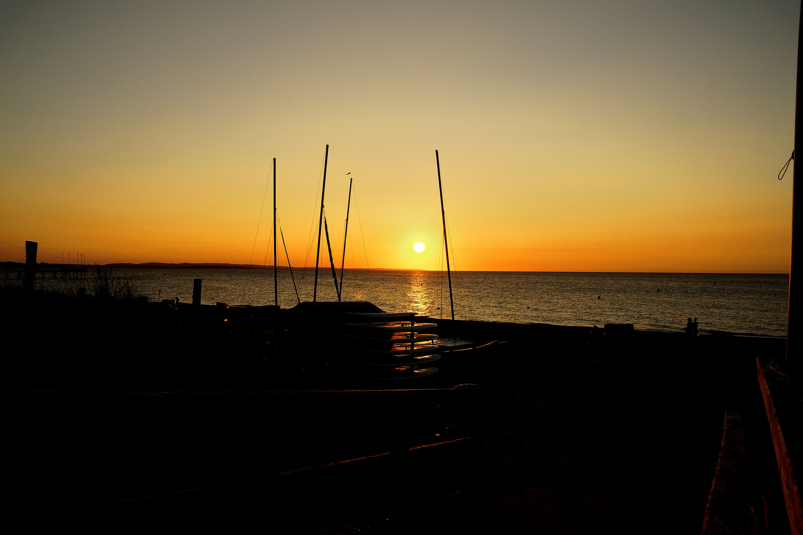 Abend an der Ostsee