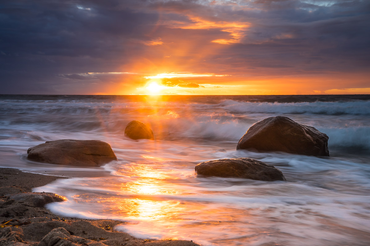 Abend an der Ostsee